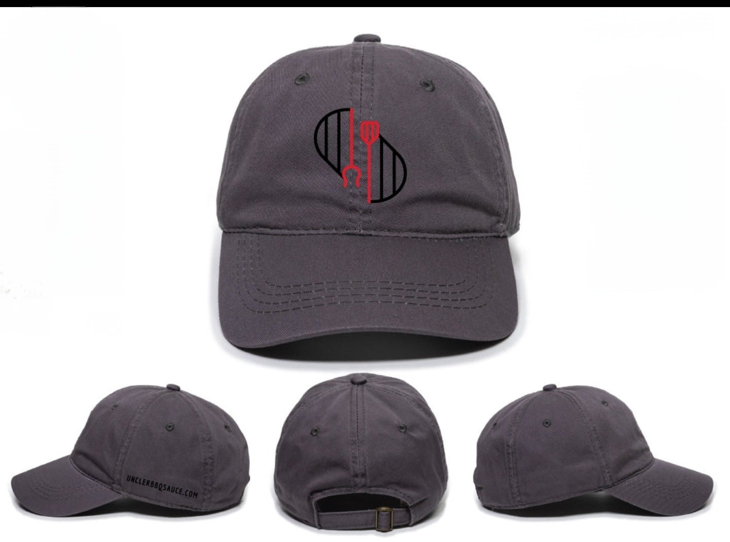 Uncle R BBQ Hat - Charcoal
